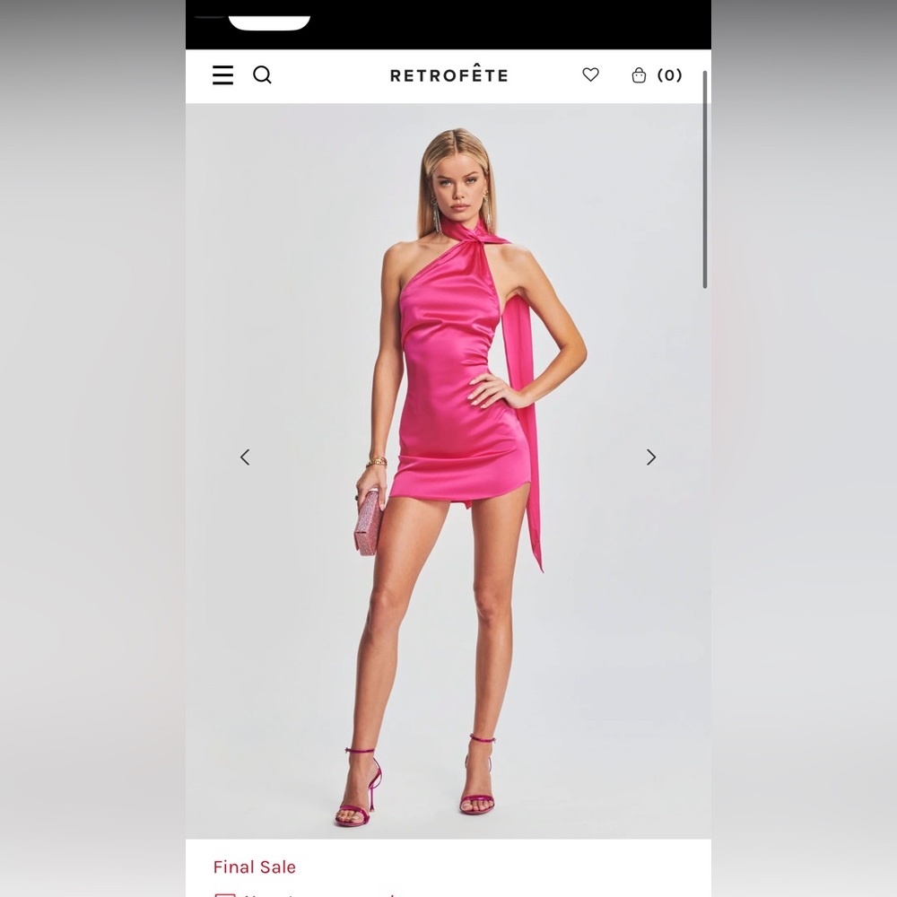 KENDALL SILK DRESS fuchsia💓